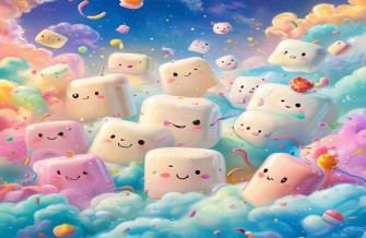 Cute Marshmallow Wallpaper