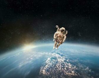 Astronaut Galaxy Wallpaper Top