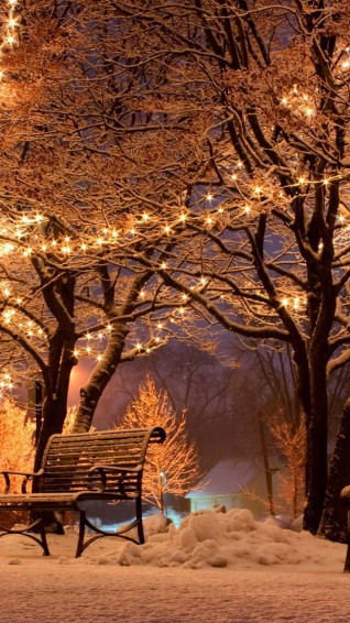 Christmas Winter Holiday iPhone Wallpaper