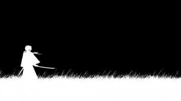 Black And White Samurai X Anime Wallpaper Pict Desktop Background