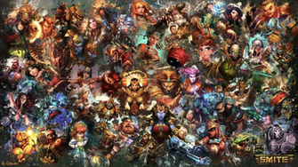 Made A New Smite Wallpaper With All Gods