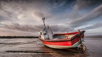 High Resolution Wallpaper Of Sea Image Boat Landscape Imagebank