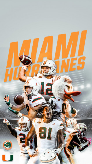 Miami Hurricanes Logo Wallpaper