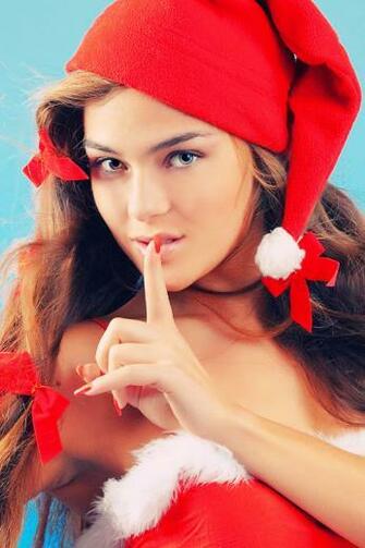 Cute Santa Girls Sexy Xmas Amazing Desktop Wallpaper