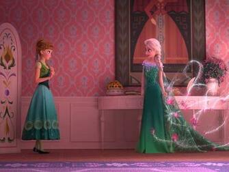 From Frozen Fever Short Show Off Anna Elsa S New Dresses