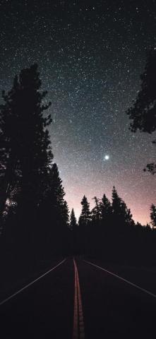 Into The Endless Night iPhone X Wallpaper