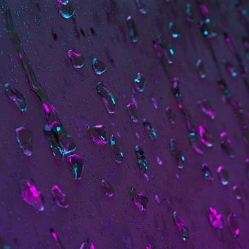 Neo Retro Neon Rain Mood Glow Light Window Reflection