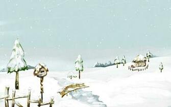 Beautiful Snow Scenery Wallpaper HD