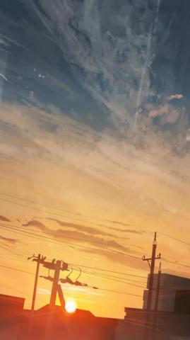 Wallpaper Skyline Fantasy Sky 4k Art