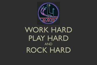 Work Hard Play And Rock Keep Calm Carry On Image
