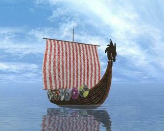 On Your Computer Screen When Running Viking Boat Animated Wallpaper
