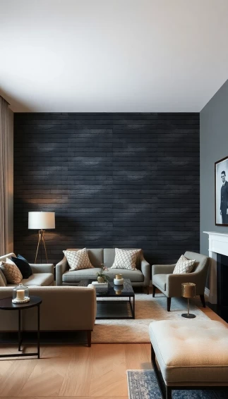 Black Brick Wallpaper