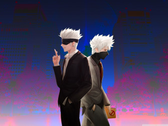 Satoru Gojo X Kakashi Ultra HD Desktop Background Wallpaper For 4k