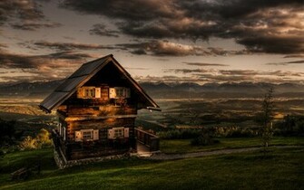 Country Cottage Desktop Wallpaper Cozy