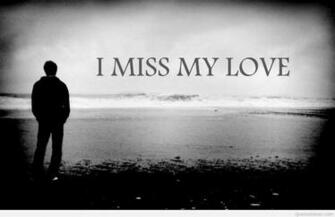 Love I Miss Yo Card Wallpaper With Sayings Quotes