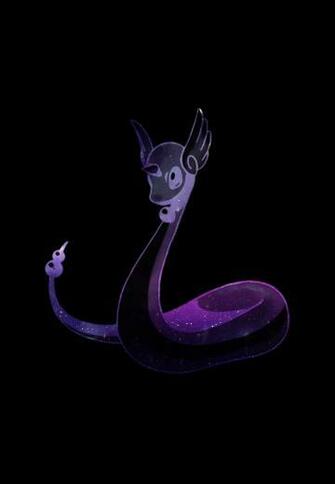 Purple Galaxy Dragonair Phone Background By Queenofgalaxyart On