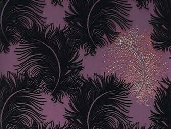 Popular Velvet Flocked Wallpaper Swarovski Elements