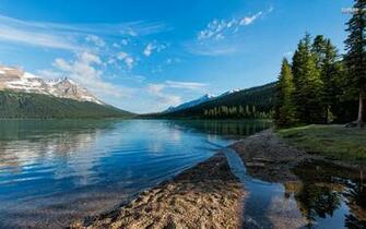 Banff National Park Wallpaper Stock Photos