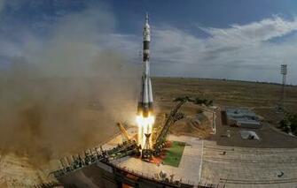 Wallpaper Kazakhstan Start Baikonur Union Booster Roscosmos