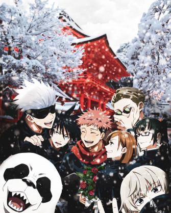 Nicole On Jujutsu Kaisen Christmas Fanart Anime