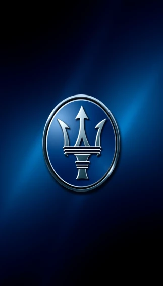 Maserati Logo Phone Wallpaper