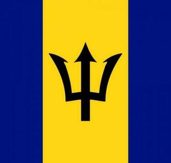 Barbados Countries Flag Wallpaper Top