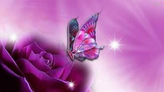 Purple Butterfly Wallpaper