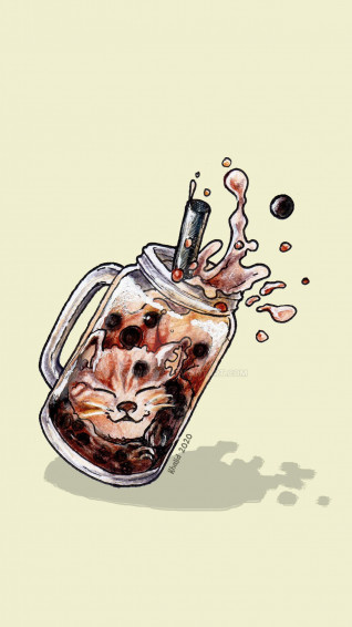 Boba Wallpaper Discover More Beatiful Cute Drink