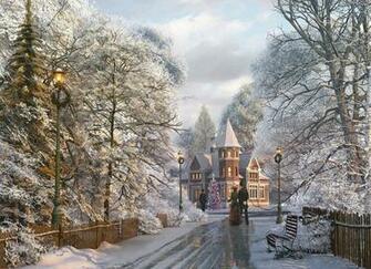 Jigsaw Puzzles Dominic Davidson New England Christmas Stroll