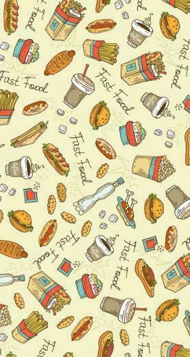 The Fast Food Wallpaper Em