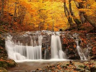 Wallpaper Waterfalls Scenery