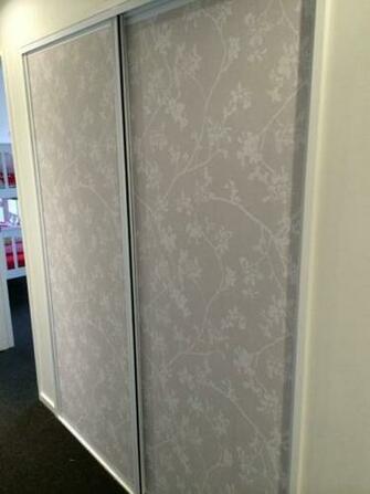 Wallpaper Wardrobe Doors Great For A Hallway