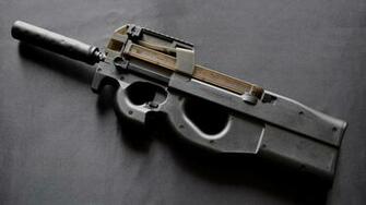 Fn P90 Sub Machine Gun HD Wallpaper
