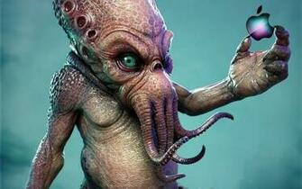 Mac Cool Wallpaper Desktop Background Alien Life Apple