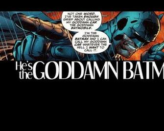 Batman Dc Comics Goddamn Comic Books Wallpaper Hq