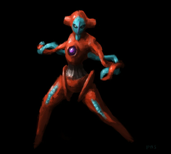 Deoxys Speedpaint By Pokeremixstudio
