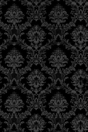 Black Damask iPhone HD Wallpaper