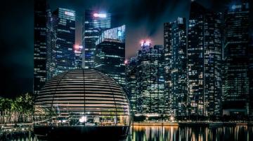 Singapore Night Life Wallpaper