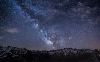 Wallpaper Amazing Milky Way Bad Hindelang Bavaria X