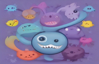 Cute Monster Wallpaper