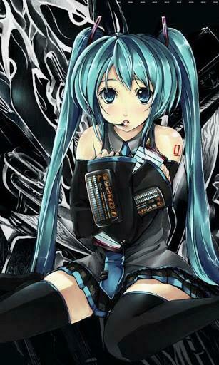 Bigger Hatsune Miku Live Wallpaper For Android Screenshot