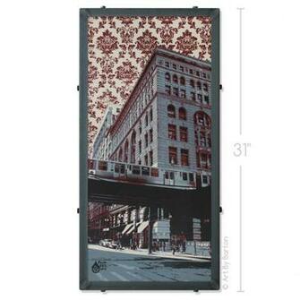 Chicago El Wallpaper Art By Barton