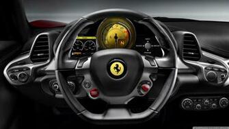 Ferrari Italia Steering Wheel 4k HD Desktop Wallpaper