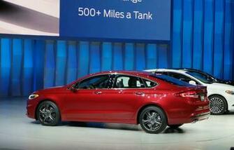 Detroit Auto Show Ford Fusion Sport Sedan Cars Wallpaper