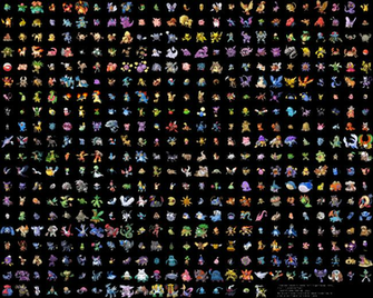Pictures Of Every Pokemon Widescreen HD Wallpaper