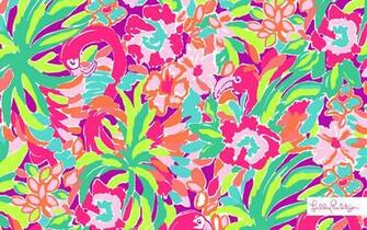 Lilly Pulitzer Wallpaper Lulu Print