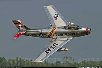 Noord Amerikaanse F86 Sabre Wallpaper