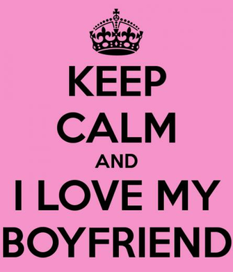 Keep Calm And I Love My Boyfriend Carry On Image