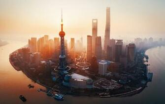 Wallpaper The City China Skyscrapers Shanghai Skyscraper