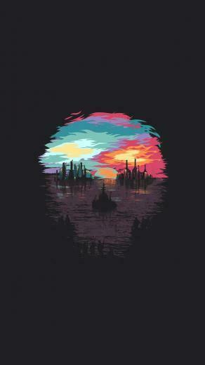 Ar24 Dystopia Art Illustration Minimal Dark Wallpaper In